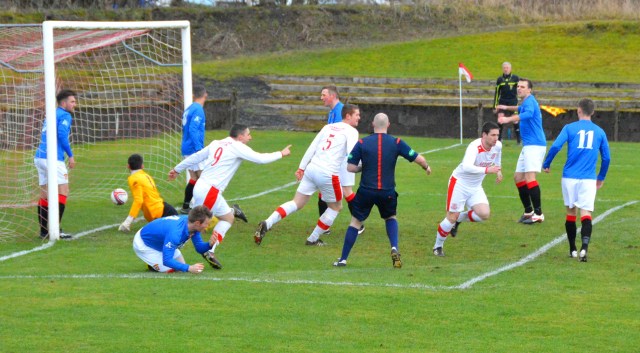 Alain opens the scoring