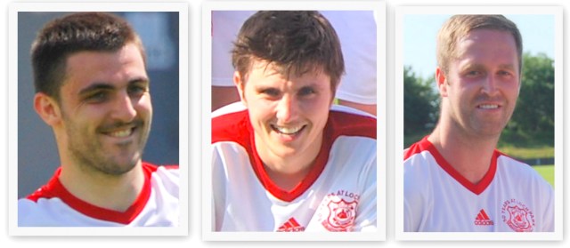 Gareth Campbell, Lewis Sloan and Robbie Henderson