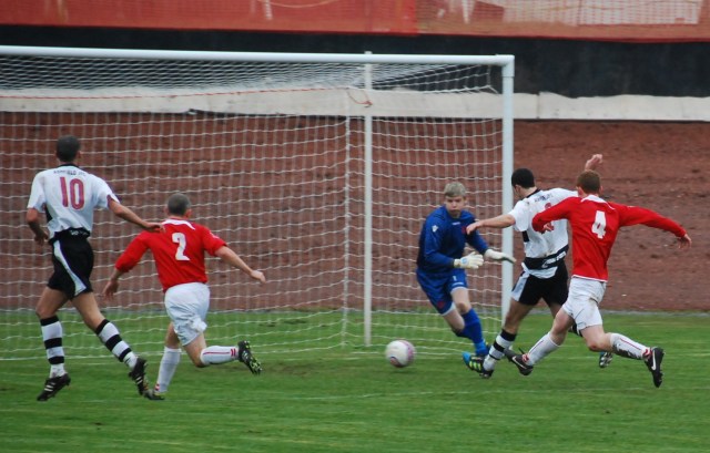 Chris Hall opens the scoring