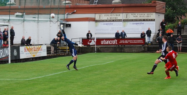 Aarron Connolly tests Johnny Murdoch