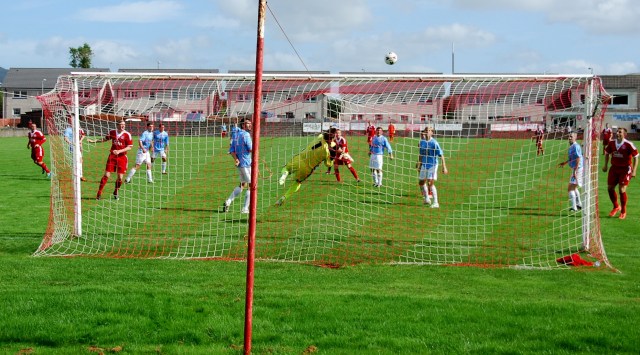 Ally Brown saves from John Craig