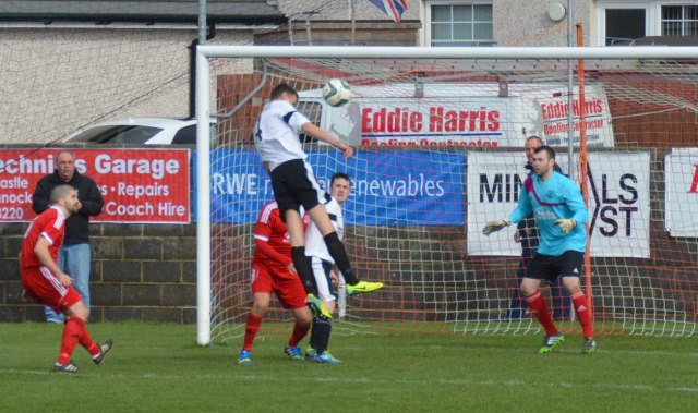 Chris Robertson heads home