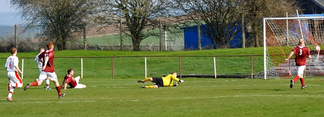 Darren McGill scores his first goal for the club