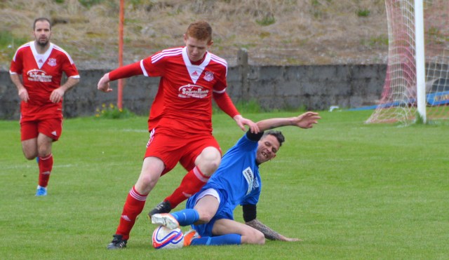 Ryan McChesney and Chris Robertson with Craig McEwan