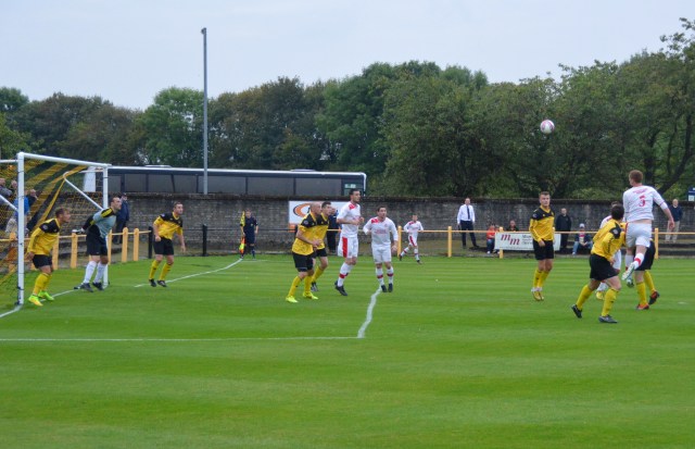 Chessy's header heading for the net
