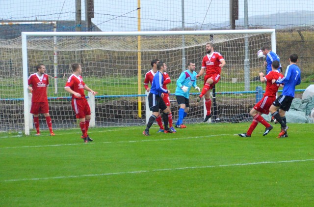 David Gillies heads home the opener