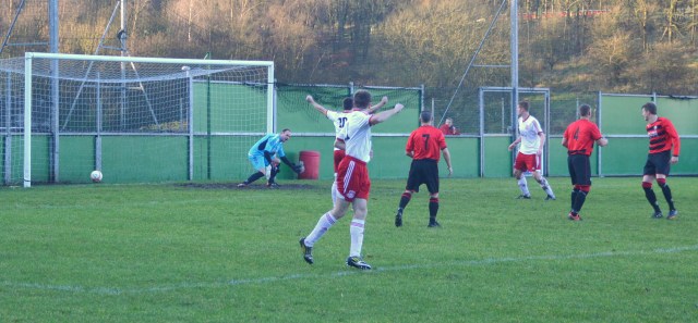 Cammy Marlow's shot ends in the net