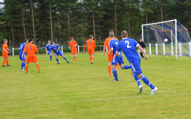 Mick McCann heads home to double Glens lead