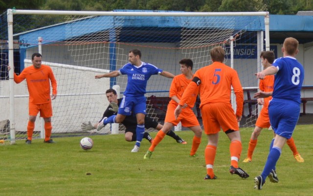 Chris Malone drives home the fourth